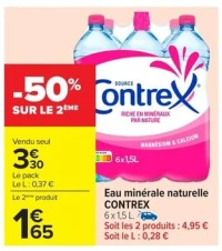 Eau minérale naturelle CONTREX