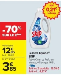 Lessive liquide(d) SKIP