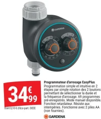 Programmateur d'arrosage EasyPlus