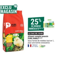 Aliment complet poussin PURE FAMILY