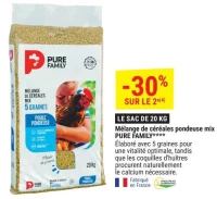 Mélange de céréales pondeuse mix PURE FAMILY
