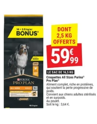 Croquettes All Sizes Purina® Pro Plan®