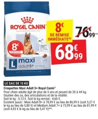 Croquettes Maxi Adult 5+ Royal Canin®