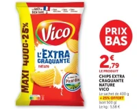 CHIPS EXTRA CRAQUANTE NATURE VICO