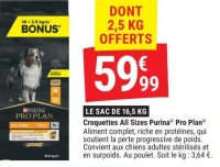 Croquettes All Sizes Purina Pro Plan