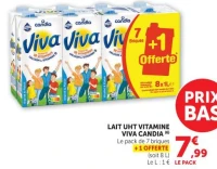LAIT UHT VITAMINE VIVA CANDIA