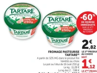 FROMAGE PASTEURISE TARTARE