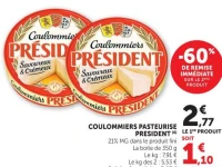 COULOMMIERS PASTEURISE PRESIDENT