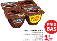 DANETTE PRIX CHOC