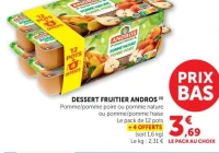 DESSERT FRUITIER ANDROS