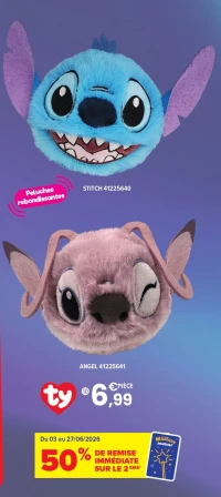 BEANIE BOUNCERS STITCH 41225640 - ANGEL 41225641