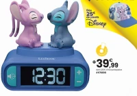Réveil Radio-Miroir Stitch