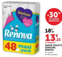 PAPIER TOILETTE SKINCARE RENOVA