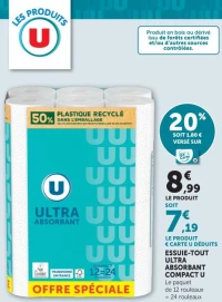 ESSUIE-TOUT ULTRA ABSORBANT COMPACT U