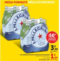 EAU MINERALE NATURELLE GAZEUSE SAN PELLEGRINO
