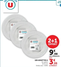 100 ASSIETTES U