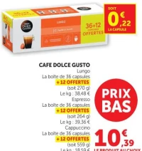 CAFE DOLCE GUSTO Lungo
