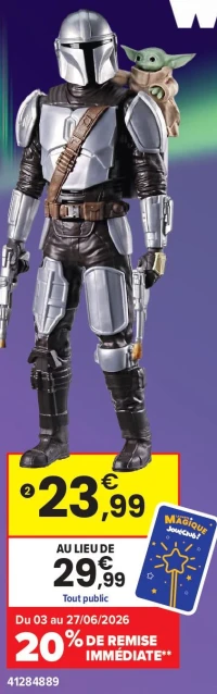 FIGURINE THE MANDALORIAN 28 CM