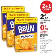 CRACKERS BELIN Monaco