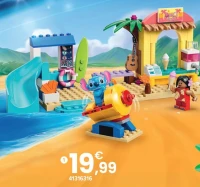 LEGO JEUX DE PLAGE AVEC LILO ET STITCH | 4 ans. 113 pièces.