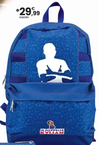SAC À DOS JE M'APPELLE KYLIAN 43 CM