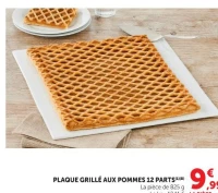 PLAQUE GRILLÉ AUX POMMES 12 PARTS