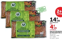 PAILLIS D'ÉCORCES DE PIN MARITIME U