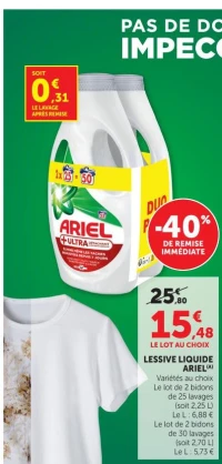 LESSIVE LIQUIDE ARIEL(A)