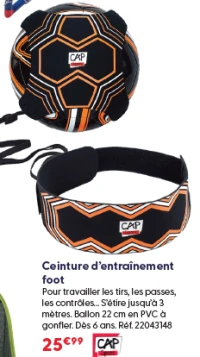 Ceinture d'entraînement foot