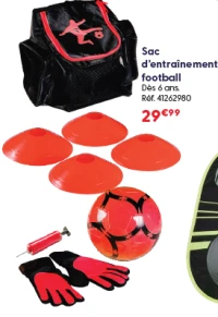 Sac d'entraînement football