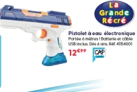 Pistolet à eau électronique