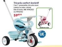 Tricycle confort évolutif