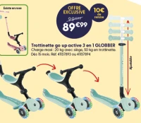 Trottinette go up active 3 en 1 GLOBBER