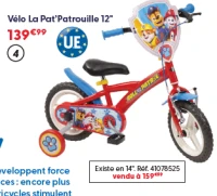 Vélo La Pat’Patrouille 12”