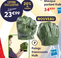 Poings fracassants Hulk23.99