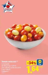 Tomate cerise mix