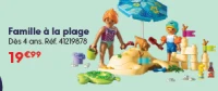 Famille à la plage Playmobil