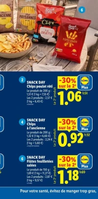 SNACK DAY Flûtes feuilletées salées