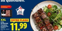 7 brochettes de bœuf extra-tendres
