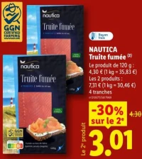 NAUTICA Truite fumée