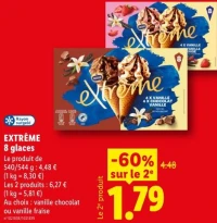 8 glaces