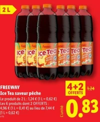 FREEWAY Ice Tea saveur pêche