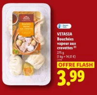Bouchées vapeur aux crevettes