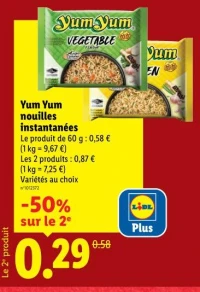 Yum Yum nouilles instantanées