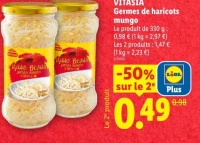 VITASIA Germes de haricots mungo