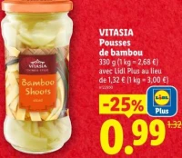 VITASIA Pousses de bambou
