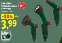 PARKSIDE Pistolet ou lance d'arrosage