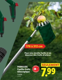 PARKSIDE Cueille-fruits télescopique