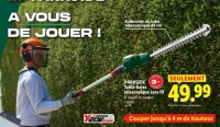 PARKSIDE Taille-haies télescopique sans fil