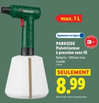 Pulvérisateur à pression sans fil